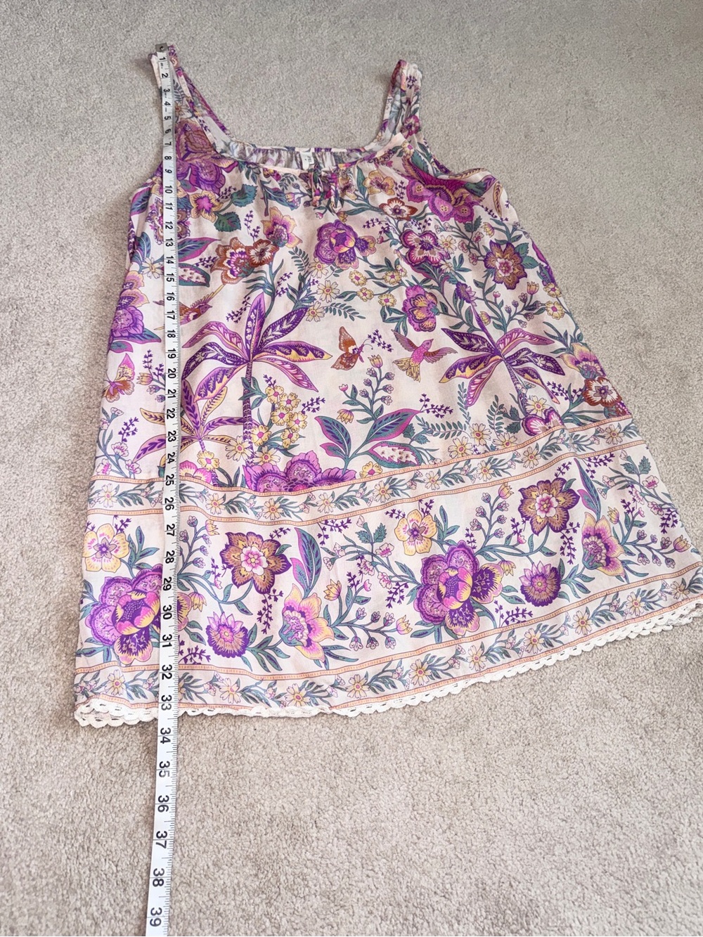 🔥🔥SALE!!🔥🔥 Spell Designs Mojave Lily Mini Floral Sleeveless mini Dress - Picture 11 of 14